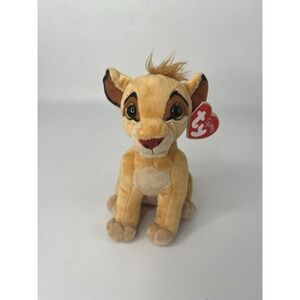 Ty Sparkle The Lion King Simba Plush 7" MWMT Disney